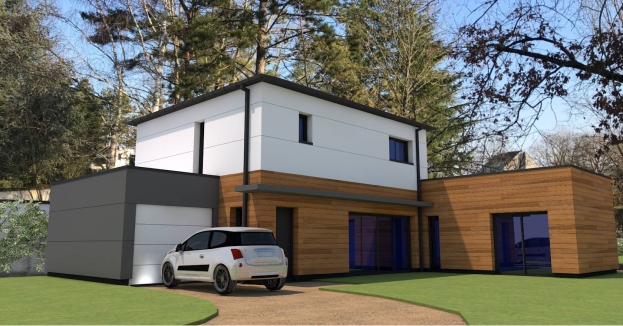 maison à ossature métallique sur mesure